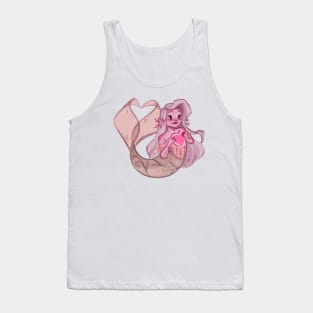 Chocolate Hearts Mermaid Tank Top